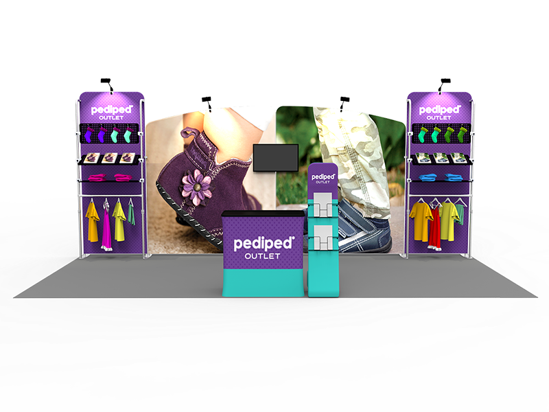 pediped 鞋服零售展位